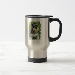 Tasse de voyage de Schnauzer miniature