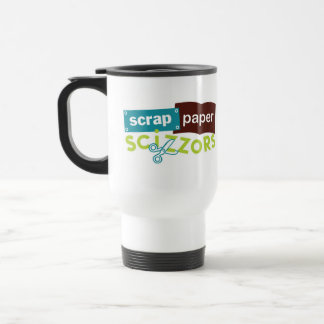 Tasse de voyage de Scizzors de papier de chute