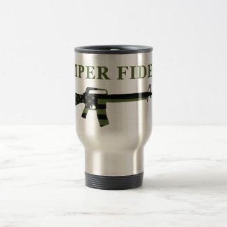 Tasse de voyage de Semper Fidelis M16 modérée