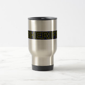 Tasse de voyage de shérif