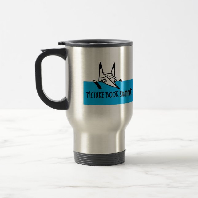 Tasse de voyage de sommet de livre d'images (Gauche)