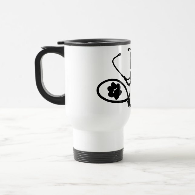 TASSE DE VOYAGE DE TECH DE VÉTÉRINAIRE (Gauche)