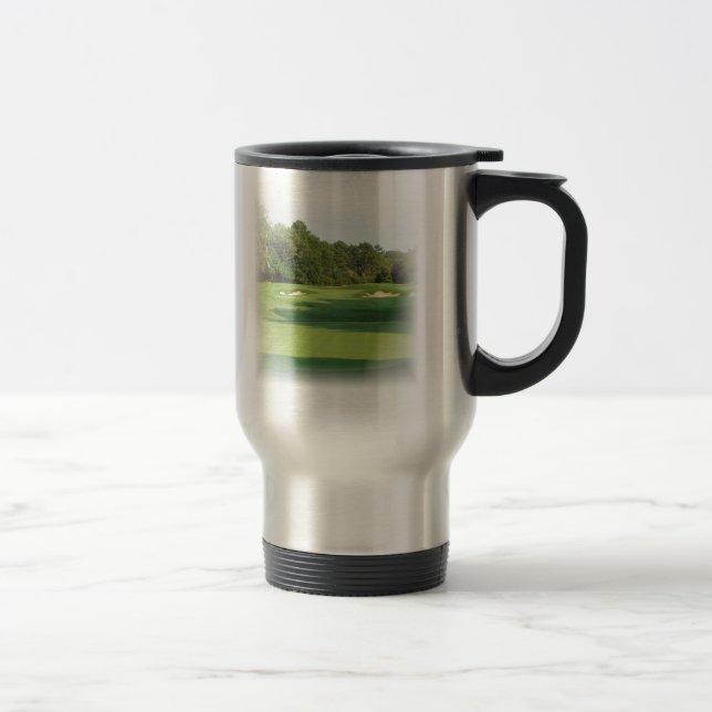 Tasse de voyage de terrain de golf (Droit)