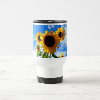 Tasse de voyage de tournesol