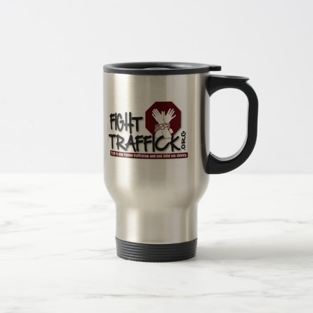 Tasse de voyage de Traffick de combat (Droit)