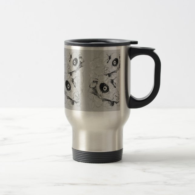 TASSE DE VOYAGE DE VACHE À MOO (Droit)