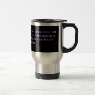 Tasse de voyage de vers de bible