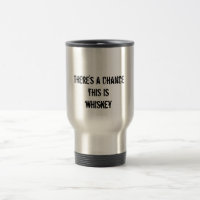 Tasse de voyage de "whiskey" d'acier inoxydable