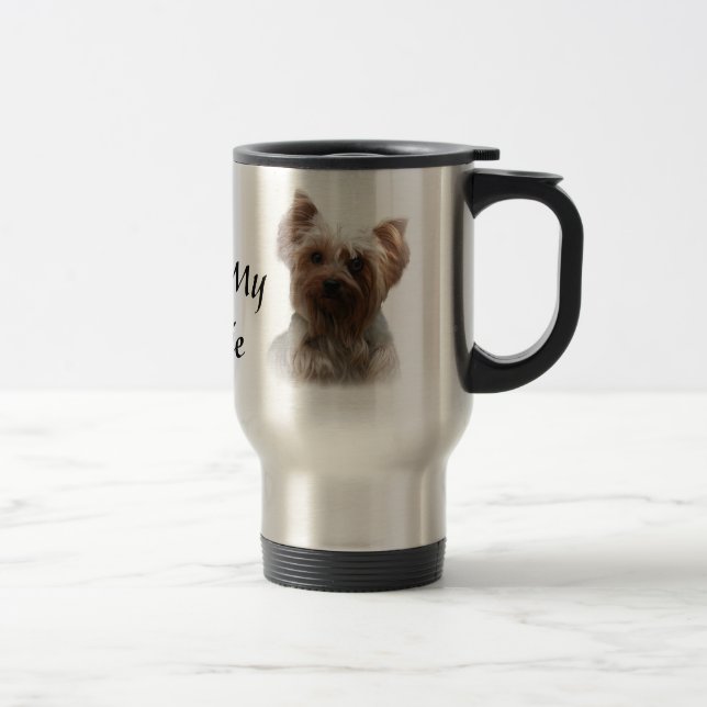 Tasse de voyage de Yorkshire Terrier (Droit)