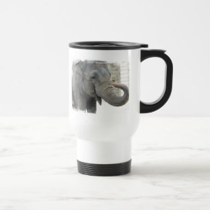 Tasse de voyage d'éléphant de son de la trompette