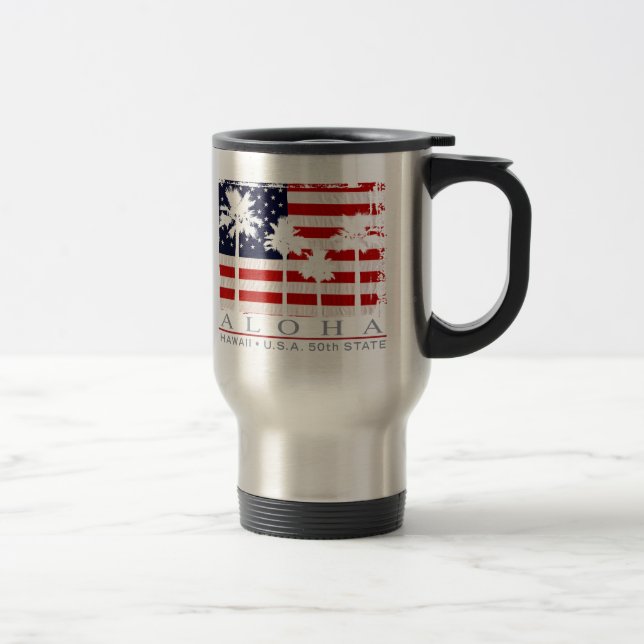 Tasse de voyage d'état d'Hawaï cinquantième de (Droit)