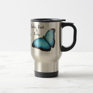 Tasse de voyage d'indigo - conjuguez