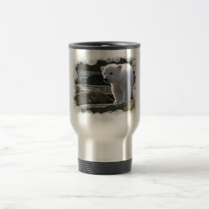 Tasse de voyage d'ours blanc de bébé
