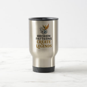 Tasse de voyage en acier inoxydable motivante