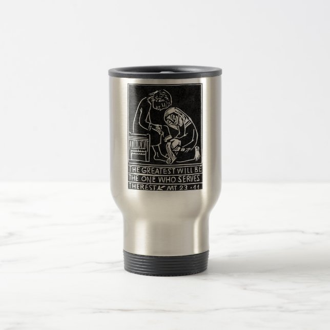 Tasse de voyage inspirée par employé (Centre)