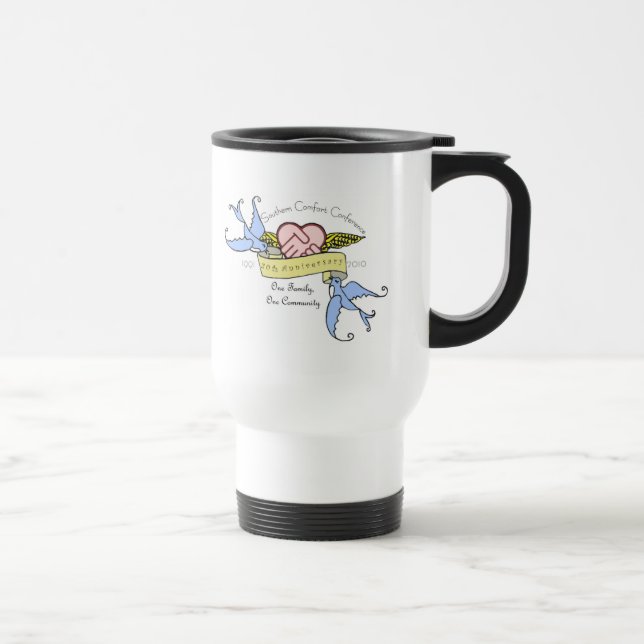 Tasse de voyage - pastel de conception (Droite)
