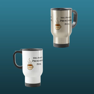 Tasse de voyage personnalisable pour enseignant de