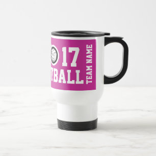 Tasse de voyage personnalisable pour volley-ball
