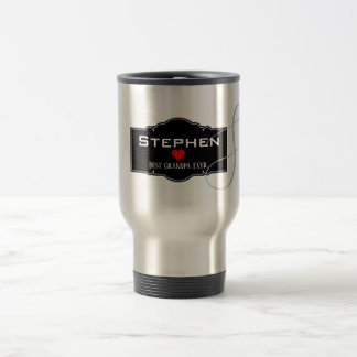 TASSE DE VOYAGE PERSONNALISÉE MEILLEUR GRAND-PÈRE 