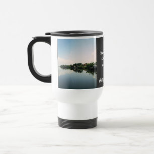 Tasse de voyage personnalisée par miroir de