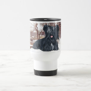 Tasse de voyage pour l'hiver de Skye Terrier