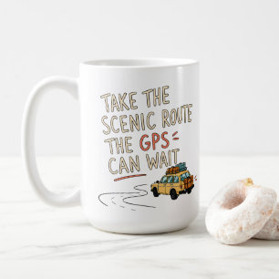 Tasse de voyage 'Prendre la route panoramique'