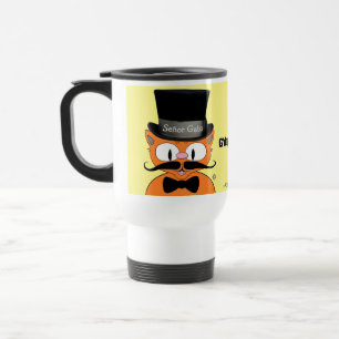 Tasse de voyage Señor Gato Chat à Moustache avec C