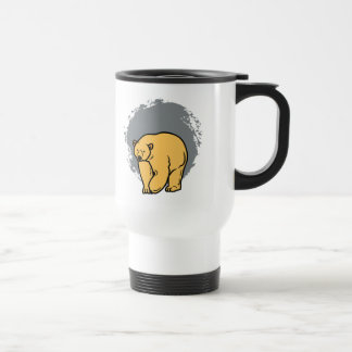 Tasse de voyage sur l'art de la faune de l'ours po
