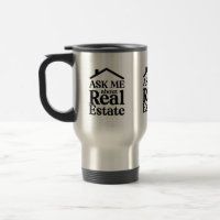 Tasse de voyage sur l'immobilier Demandez-moi