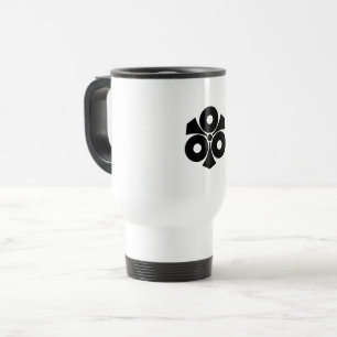 Tasse de voyage trois yeux de serpent avec épées