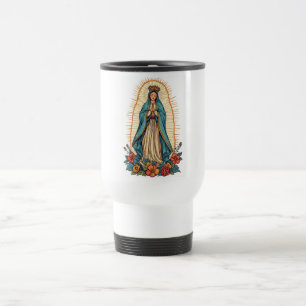 Tasse de voyage Vierge bénie de Guadalupe