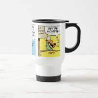 Tasse de voyageur d'humour de contrôle du trafic