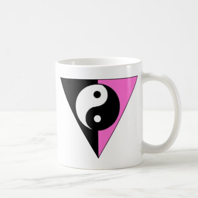 Tasse de Yin Yang de triangle (Droite)