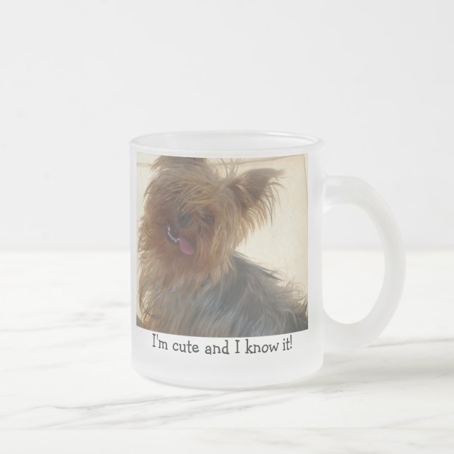 Tasse de Yorkie (Droit)