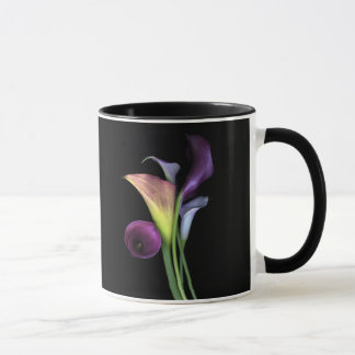 Tasse de zantedeschias