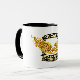 Tasse Decaf No Thanks | Cadeau drôle anti-décaféin