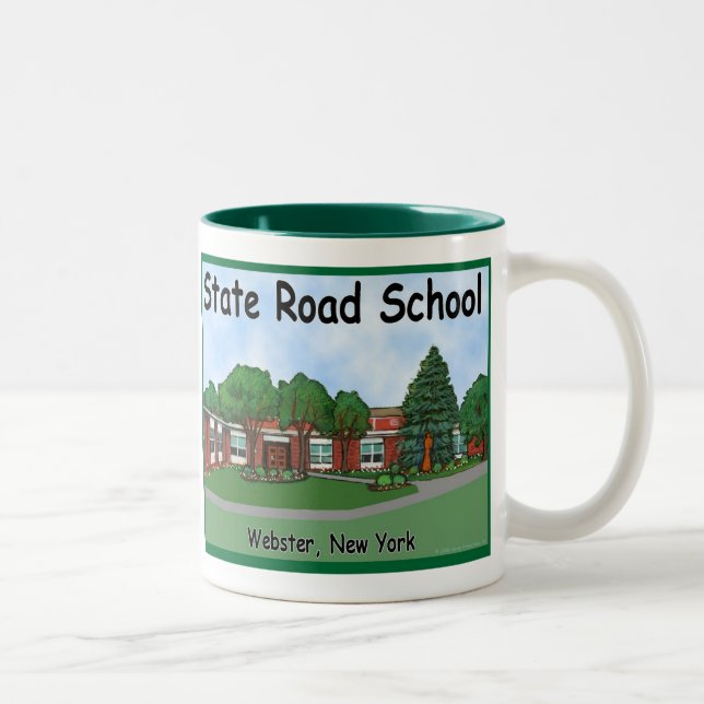 Tasse d'école primaire de route d'état (Droit)