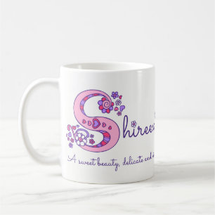 Tasse décorative de monogramme de la significatio