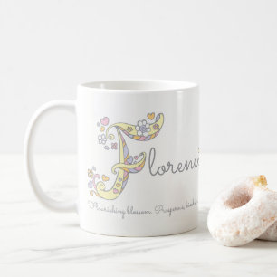 Tasse décorative de monogramme de la significatio
