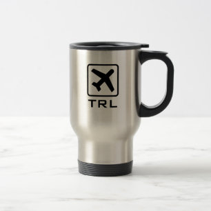 Tasse décorée d'un monogramme faite sur commande