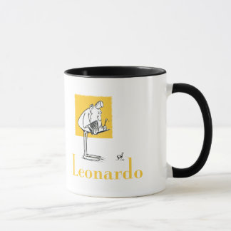 tasse d'écriture de Lion