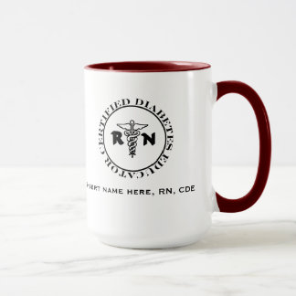 Tasse d'éducateur de diabète