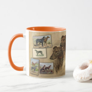 Tasse Deerhound Vintage