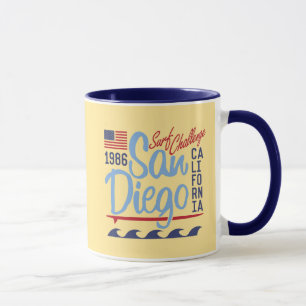 Tasse Défi 1986 de surf de San Diego
