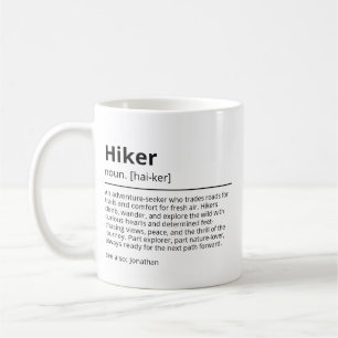 Tasse Définition de Randonneur Personnalisée Nom