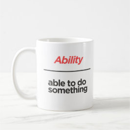 Tasse - Definition der Fähigkeit
