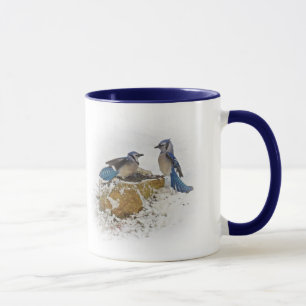 Tasse Dégagez - les oiseaux de geai bleu