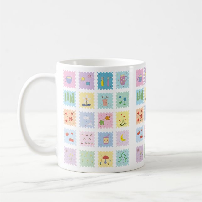 Tasse d'éléments mignons (Gauche)