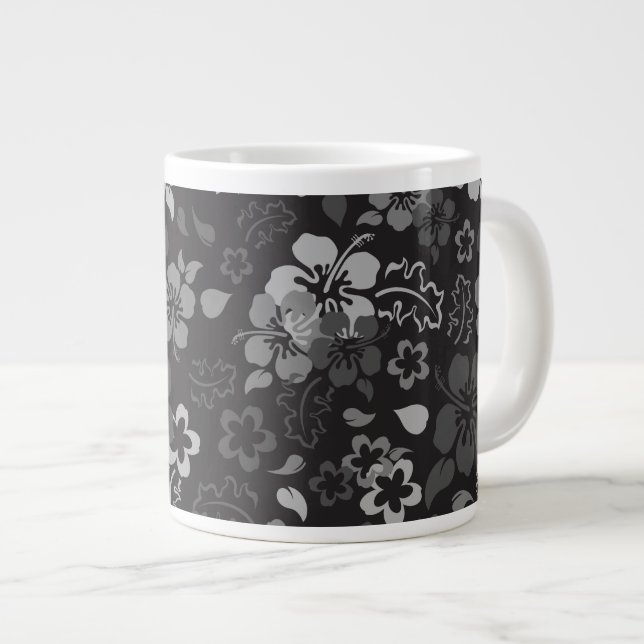 Tasse d'éléphant en verre de motif de fleur de (Devant droit)