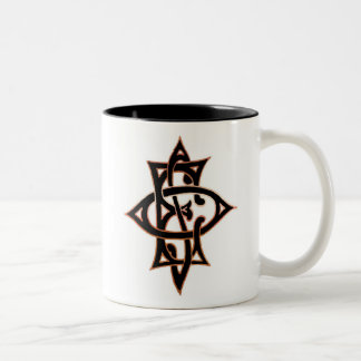 Tasse d'emblème d'OES (cuivre et noir)